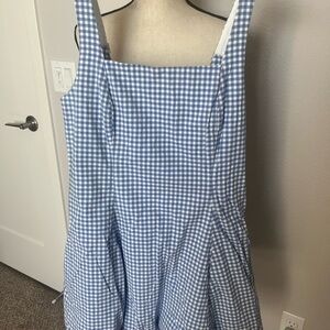 Abercrombie & Fitch Blue Gingham Sundress